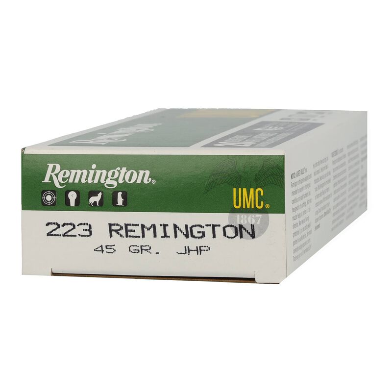 UMC Centerfire Rifle, 223 Rem, 45 Grain, Jacketed Hollow Point, 3550 fps