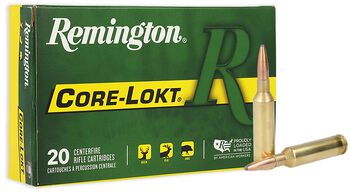 Core-Lokt, 6mm Creedmoor, 100 Grain, Pointed Soft Point Core Lokt, 3000 fps
