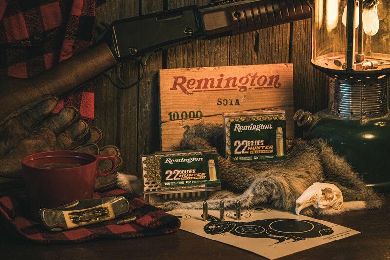 Golden Hunter, 22 LR, 40 Grain, Plated Hollow Point, 1255 fps