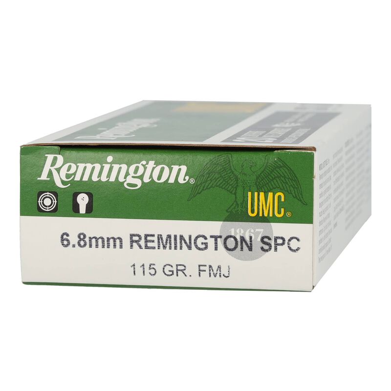 UMC Centerfire Rifle, 6.8 Rem SPC, 115 Grain, Full Metal Jacket, 2625 fps