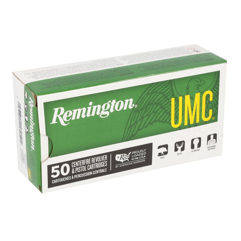 UMC Handgun, 44 Rem Magnum, 180 Grain, Jacketed Soft Point, 1610 fps