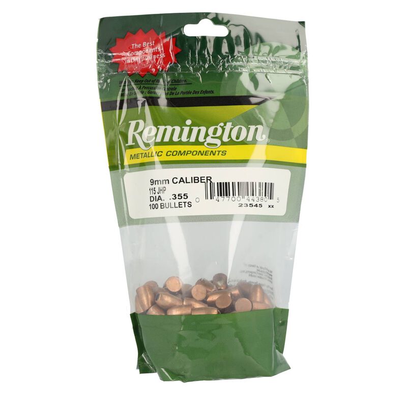 Remington Component Handgun Bullet, 9mm, 115 Grain