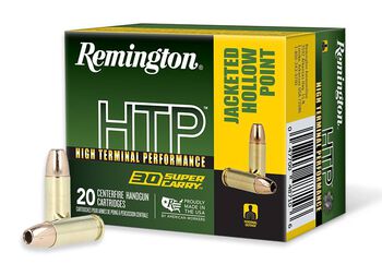 High Terminal Performance, 30 Super Carry, 100 Grain, Jacketed Hollow Point, 1235 fps