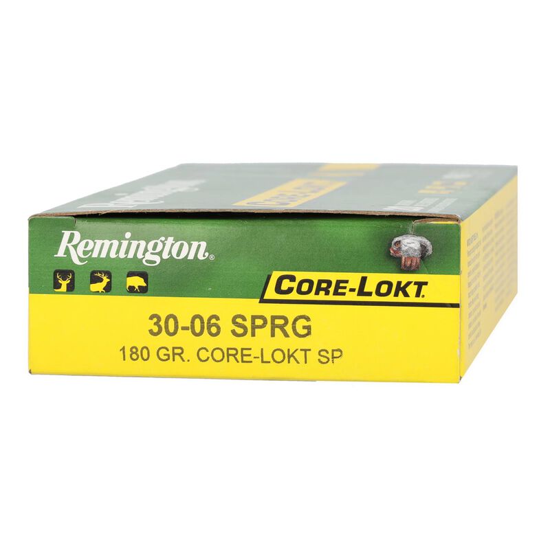 Core-Lokt, 30-06 Springfield, 180 Grain, Core-Lokt Soft Point, 2700 fps