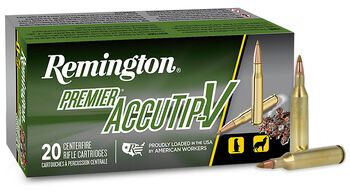 Premier AccuTip-V, 17 Remington, 20 Grain, AccuTip-V, 4250 fps