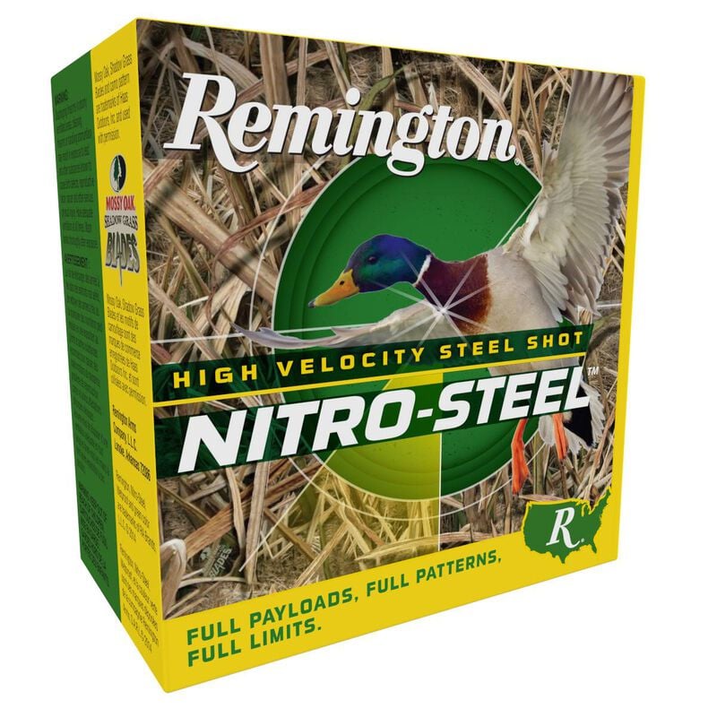 Nitro-Steel, 12 Gauge, 2 Shot, 2-3/4 in, 1 1/4 oz, 1275 fps