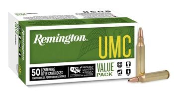 UMC Centerfire Rifle, 223 Rem, 45 Grain, Jacketed Hollow Point, 3550 fps