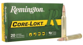 Core-Lokt, 300 Wby Mag, 180 Grain, Pointed Soft Point Core Lokt, 3120 fps
