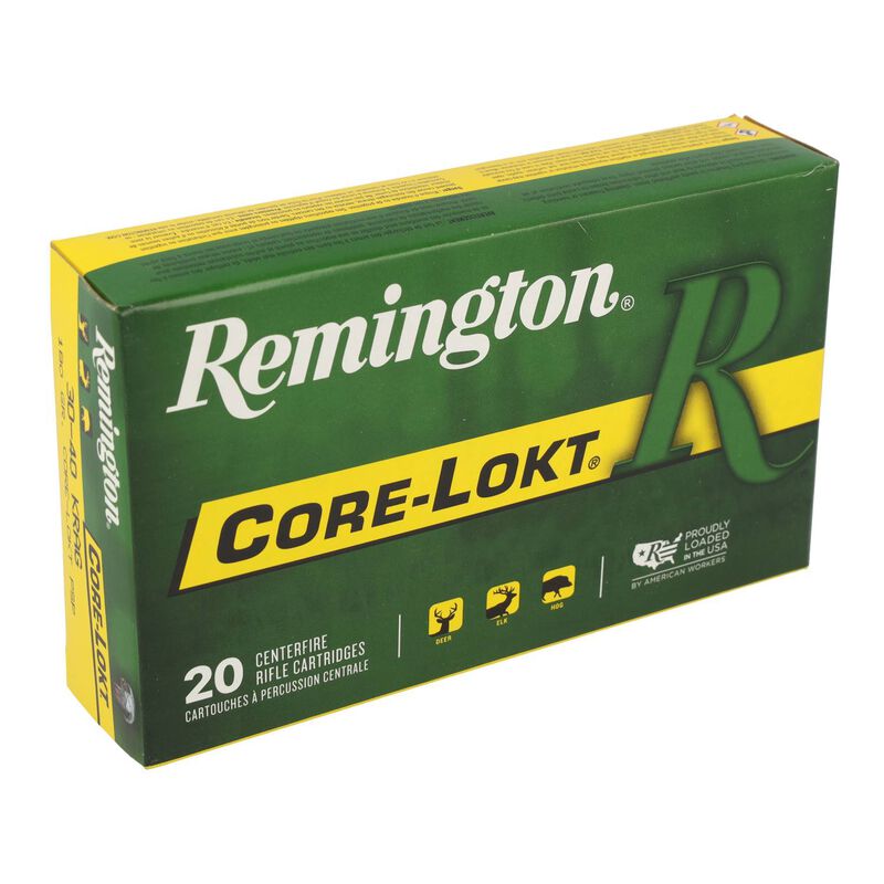 Core-Lokt, 30-40 Krag, 180 Grain, Pointed Soft Point Core Lokt, 2430 fps