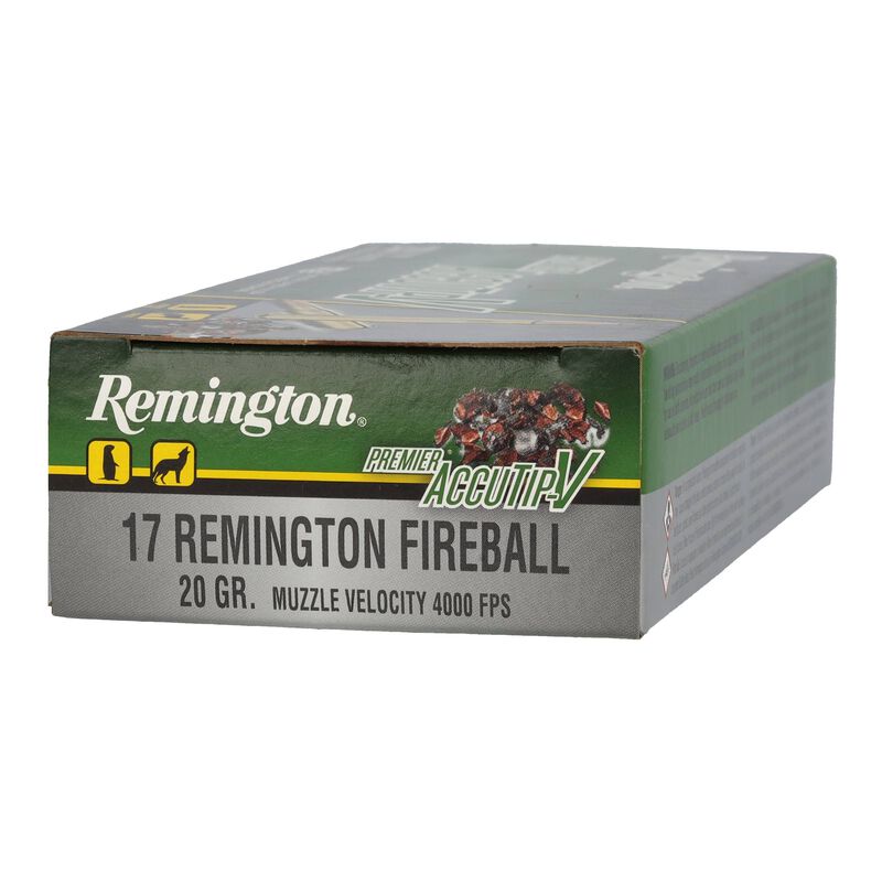 Premier AccuTip-V, 17 Remington Fireball, 20 Grain, AccuTip-V, 4000 fps