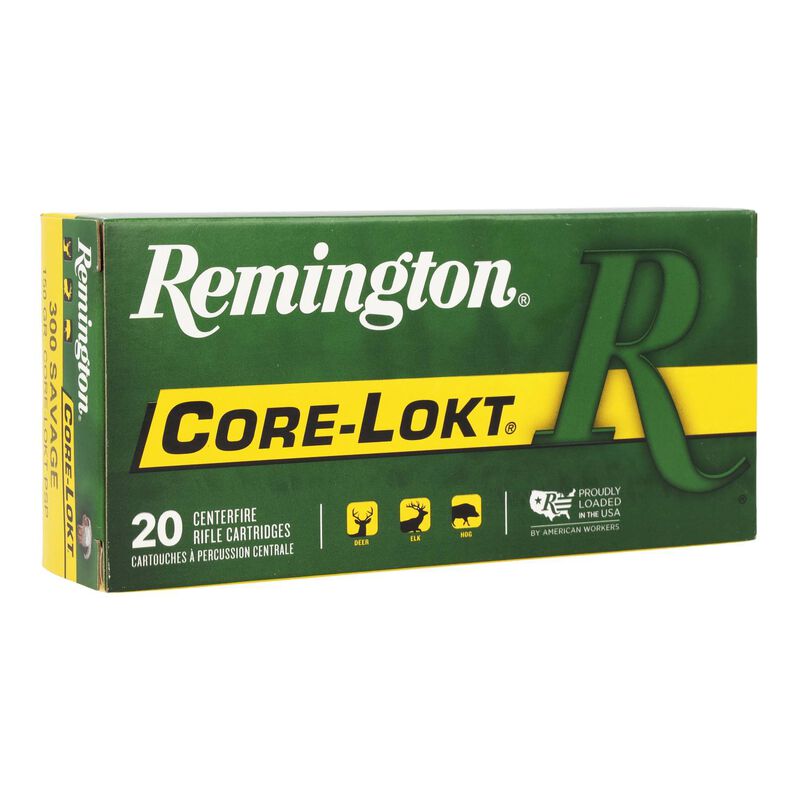 Core-Lokt, 300 Savage, 150 Grain, Pointed Soft Point Core Lokt, 2630 fps