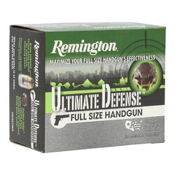 Ultimate Defense Handgun, 357 Magnum, 125 Grain, Brass Jacketed Hollow Point, 1220 fps