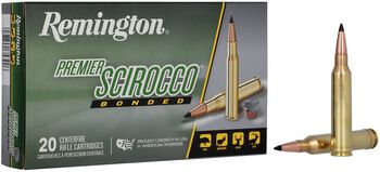 Premier Scirocco, 7mm Rem Mag, 150 Grain, Swift Scirocco Bonded, 3110 fps