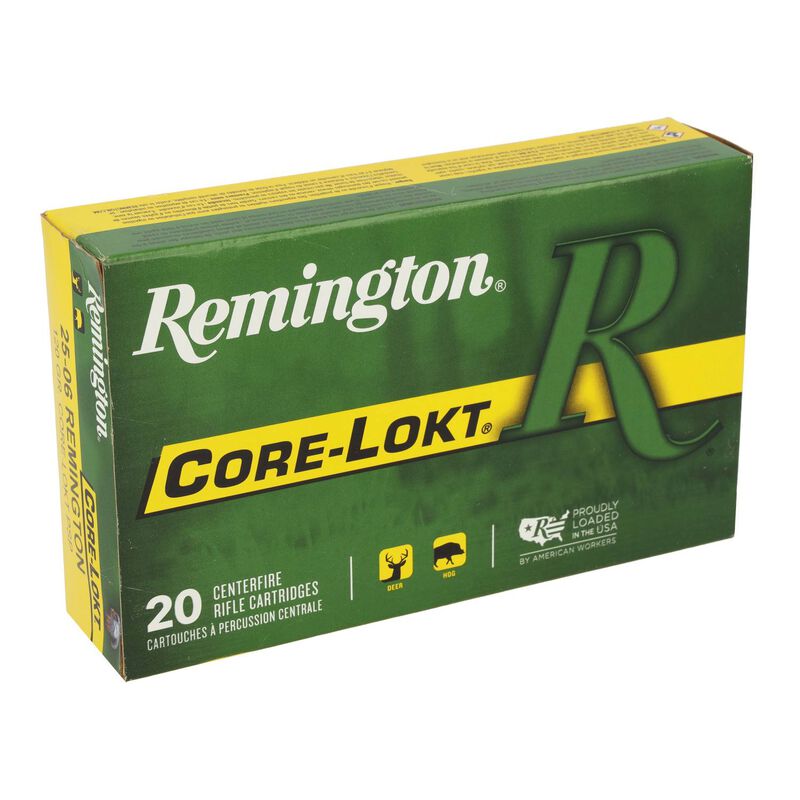 Core-Lokt, 25-06 Rem, 120 Grain, Pointed Soft Point Core Lokt, 2990 fps