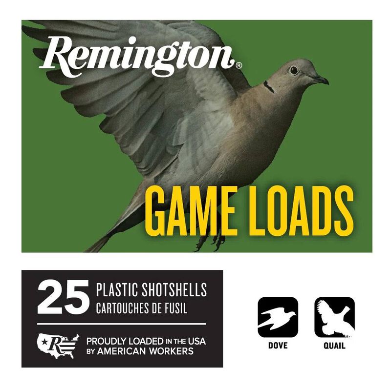 Game Load, 20 Gauge, 8 Shot, 2-3/4 in, 7/8 oz, 1225 fps