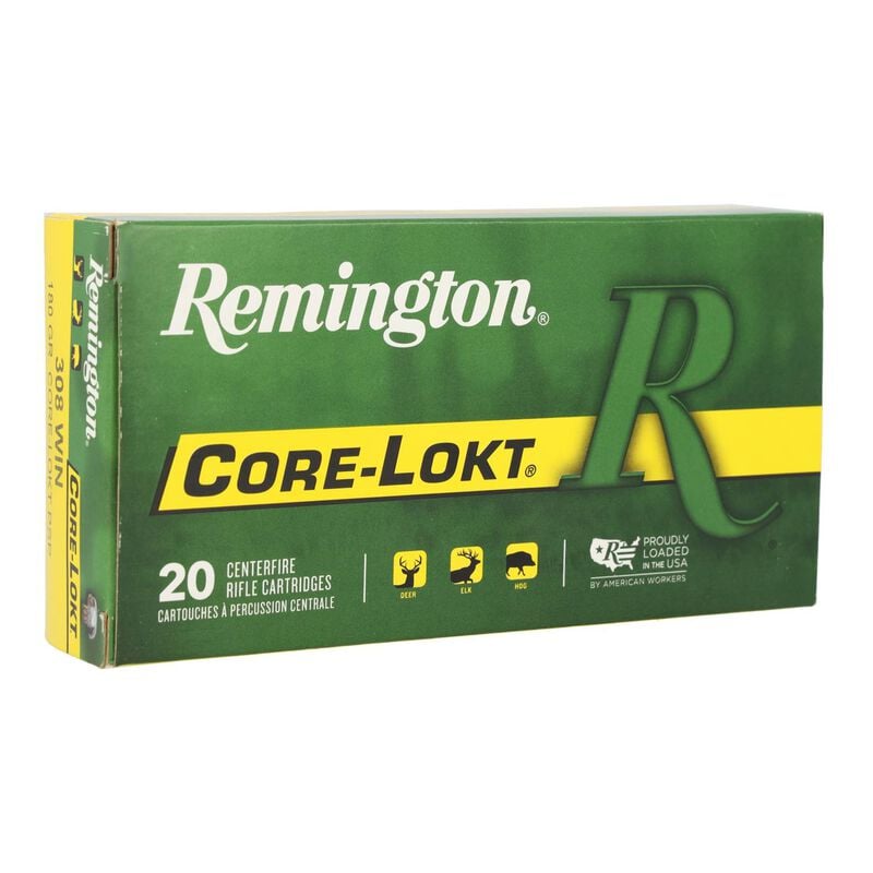 Core-Lokt, 308 Win, 180 Grain, Pointed Soft Point Core Lokt, 2620 fps