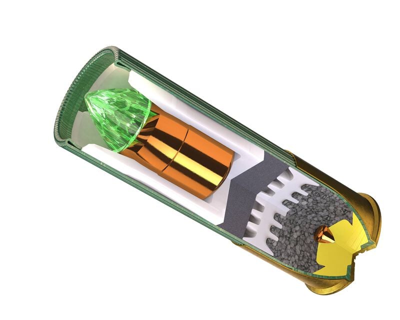 Accutip Sabot Slug, 12 Gauge, 385 Grain, 2-3/4 in, 1850 fps