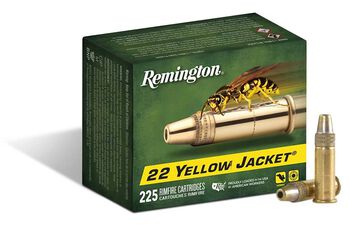 22 Yellow Jacket®, 22 LR, 33 Grain, Plated Truncated Cone Hollow Point, 1500 fps