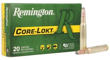 Core-Lokt, 30-06 Springfield, 180 Grain, Core-Lokt Soft Point, 2700 fps