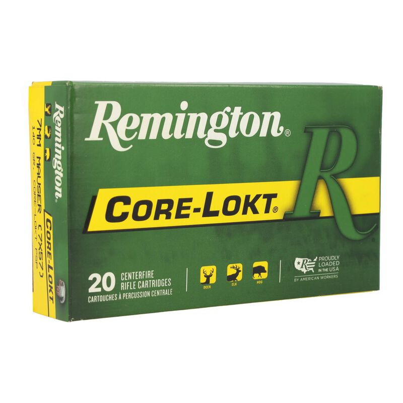 Core-Lokt, 7mm Mauser, 140 Grain, Pointed Soft Point Core Lokt, 2660 fps