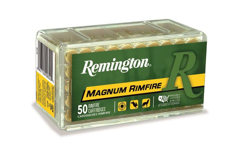 Remington Magnum Rimfire, 17 HMR, 17 Grain, Jacketed Hollow Point, 2550 fps