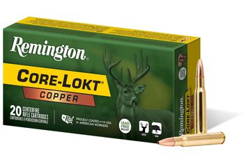 Core-Lokt Copper, 30-06 Springfield, 150 Grain, Copper HP, 2910 fps