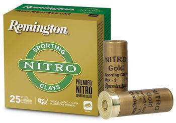 Premier Nitro Sporting Clays, 12 Gauge, 8 Shot, 2-3/4 in, 1 1/8 oz, 1300 fps