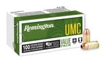 UMC Handgun, 380 Auto, 88 Grain, Jacketed Hollow Point, 990 fps