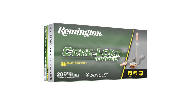 Core-Lokt Tipped, 7mm Backcountry, 175 Grain, Core-Lokt Tipped, 3125 fps