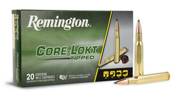 Core-Lokt Tipped, 30-06 Springfield, 180 Grain, Core-Lokt Tipped, 2745 fps