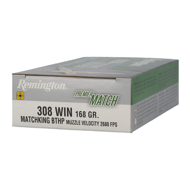 Premier Match, 308 Win, 168 Grain, MatchKing Open Tip Match, 2680 fps