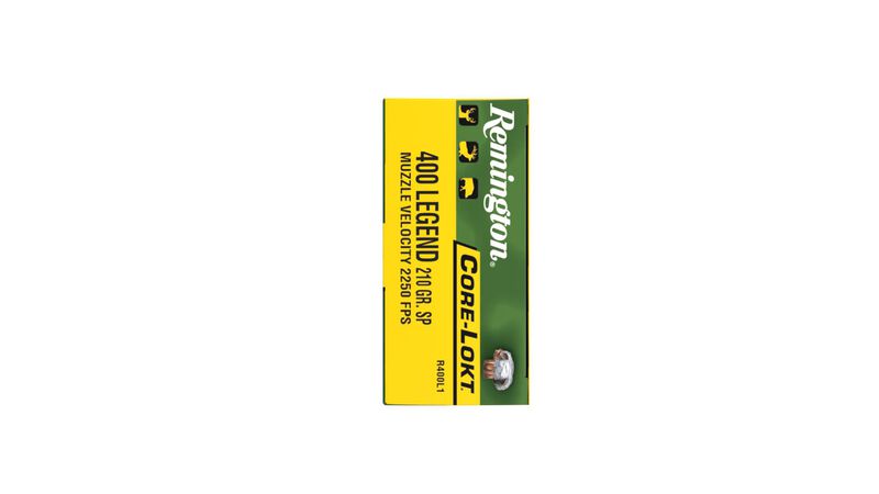 Core-Lokt, 400 Legend, 210 Grain, Soft Point Core Lokt, 2250 fps