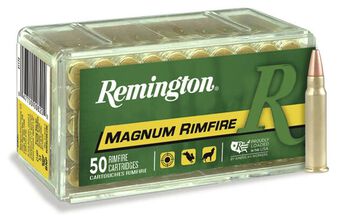 Remington Magnum Rimfire, 17 HMR, 20 Grain, Jacketed Soft Point, 2375 fps