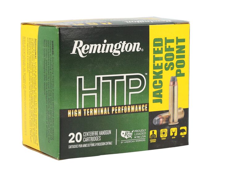 High Terminal Performance, 41 Rem Magnum, 210 Grain, Jacketed Soft Point, 1300 fps