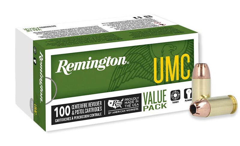 UMC Handgun, 45 Auto, 230 Grain, Jacketed Hollow Point, 835 fps