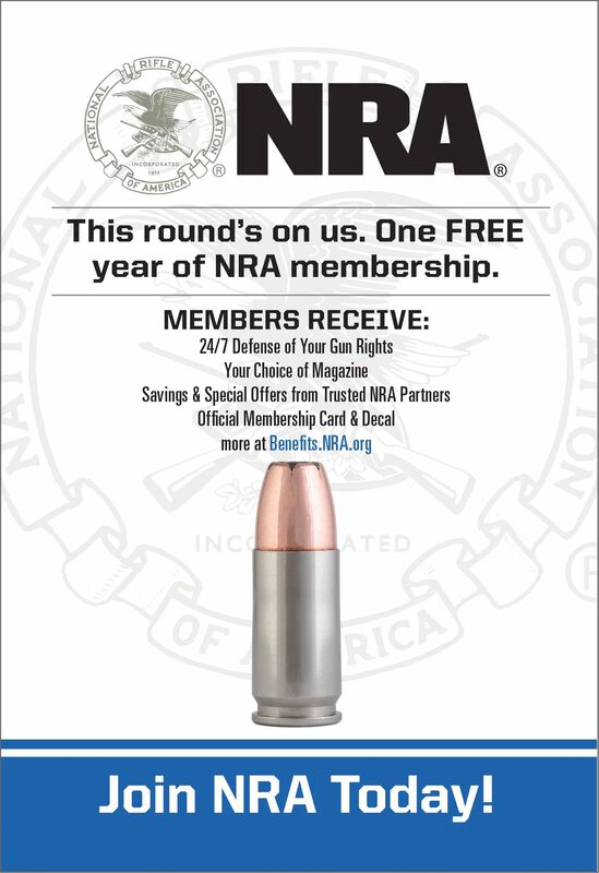 NRA Annual Membership Activation Postcard, Paper, 6 in. x 4 in., 1 Count