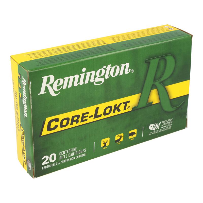 Core-Lokt, 30-06 Springfield, 180 Grain, Pointed Soft Point Core Lokt, 2700 fps