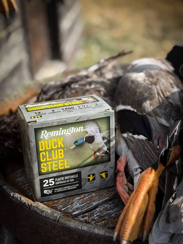 Duck Club Steel, 12 Gauge, 2 Shot, 3 in, 1 1/4 oz, 1400 fps