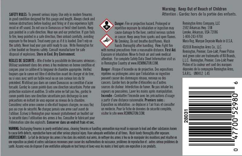 Premier Magnum Turkey High Velocity, 12 Gauge, 5 Shot, 3 in, 1 3/4 oz, 1300 fps