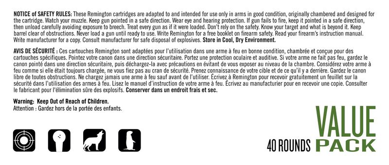 UMC Centerfire Rifle, 22-250 Rem, 50 Grain, Jacketed Hollow Point, 3820 fps