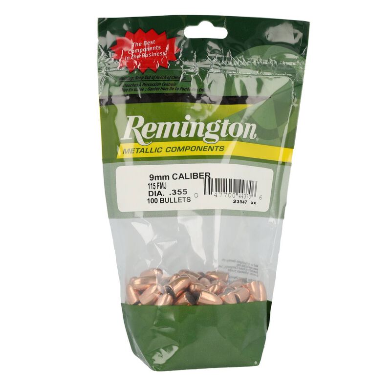 Remington Component Handgun Bullet, 9mm, 115 Grain