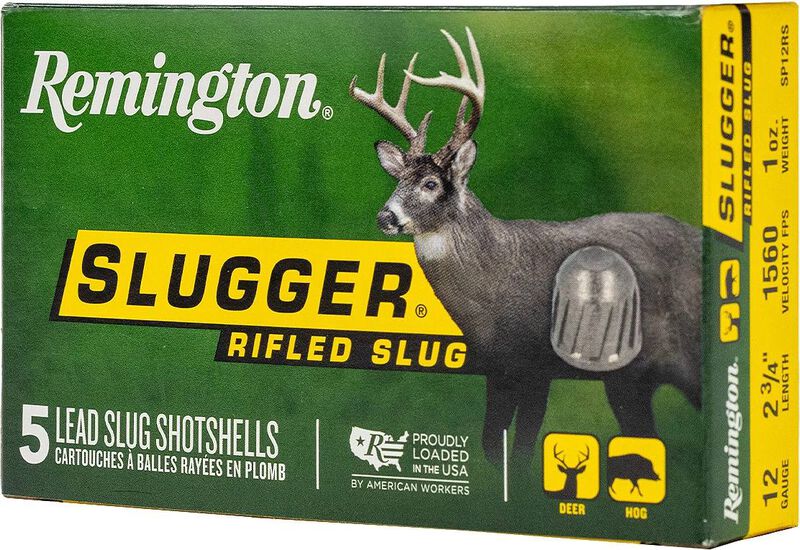 Slugger Rifled Slug, 12 Gauge, 438 Grain, 2-3/4 in, 1560 fps