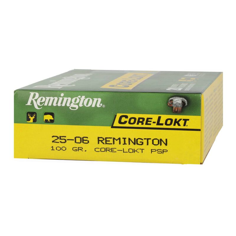 Core-Lokt, 25-06 Rem, 100 Grain, Pointed Soft Point Core Lokt, 3230 fps