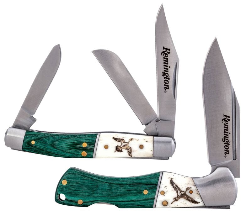 Pintails Collector Set, 3.5 inch Lockback &amp; 3.5 inch Stockman Closed length