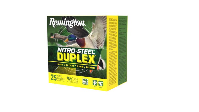 Nitro-Steel Duplex, 12 Gauge, BB and 2 Shot, 3 in, 1 1/4 oz, 1450 fps