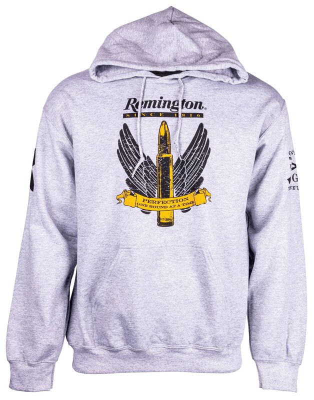 Grunt Style Remington Hoodie, Heather Gray, Small