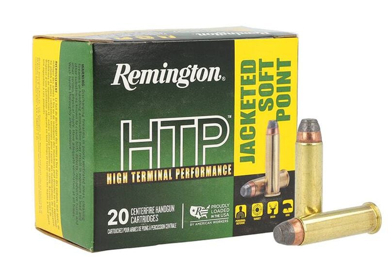 High Terminal Performance, 357 Magnum, 158 Grain, Jacketed Soft Point, 1235 fps