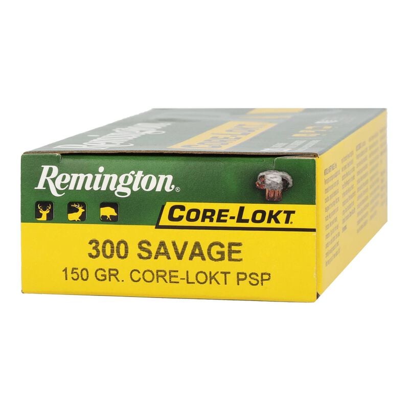 Core-Lokt, 300 Savage, 150 Grain, Pointed Soft Point Core Lokt, 2630 fps