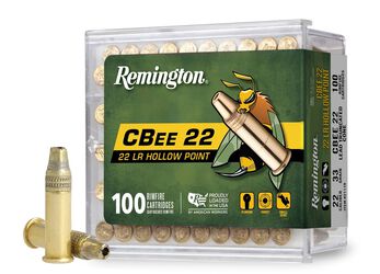 C-BEE 22&reg;, 22 LR, 33 Grain, Plated Truncated Cone Hollow Point, 740 fps