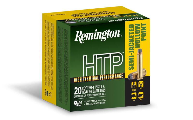 High Terminal Performance, 44 Rem Magnum, 240 Grain, Semi-Jacketed Hollow Point, 1180 fps
